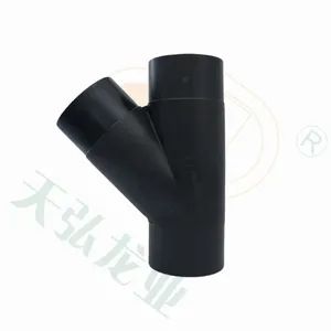 High-Quality Butt Fusion Plastic Tee for HDPE Water Systems Pressure Pn16 Model NO. LY1502 Raw Material PE100 HS Code 3917400000 - Image 2