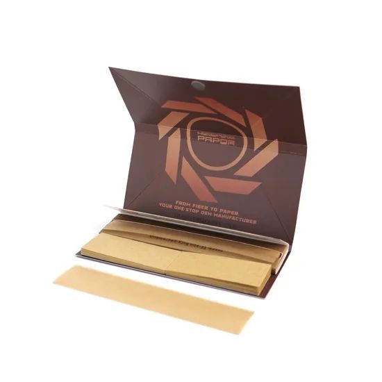 New Arrival Rolling Paper Booklet Bleached Unbleached Soft Delicate Light Rolling Paper Custom - Image 1