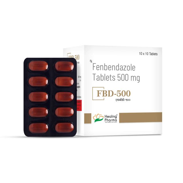 Fenbendazole tablet Safety Safe Stability Stable Manufacturer Healing Pharma Brand Name FBD (Fenbendazole) Active Ingredients Fenbendazole - Image 2