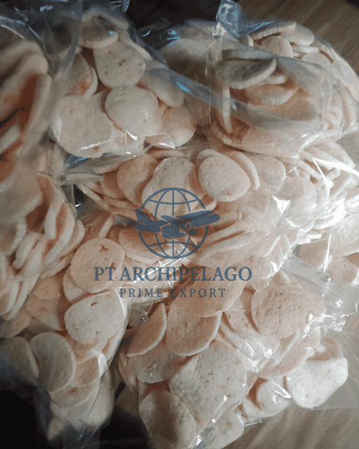 cracker / shrimp cracker / big cracker Color White Type Cracker Flavor Shrimp Shape Big Circle Grade High Food Grade Texture Cracker Crunchy - Image 3