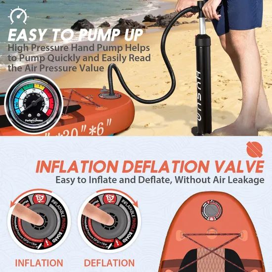 Versatile Inflatable Paddleboard for Surfing Yoga and Water Fun - Image 5