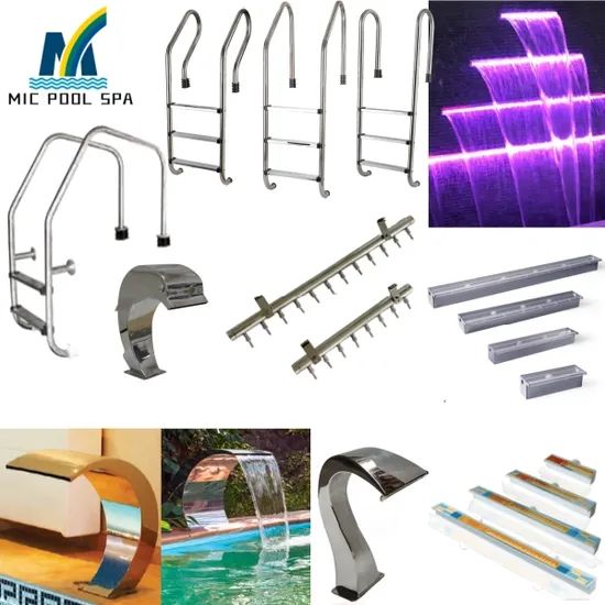 Durable Inground Swimming Pool Heavy Duty Ladder with Handrail - Image 1