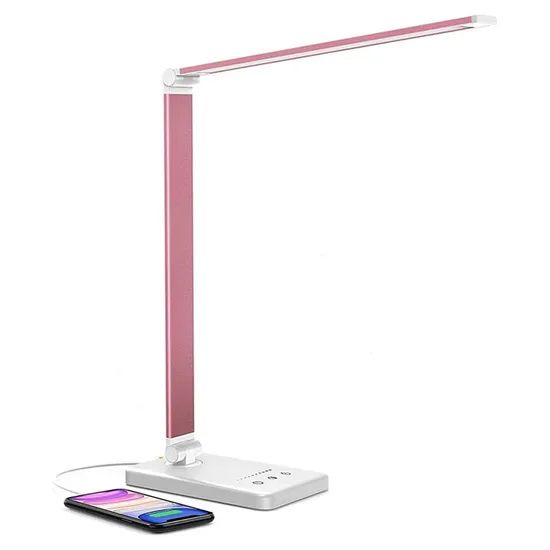 USB Eye-Protection 5 Level Touch Wireless Charging LED Table Lamps - Image 5