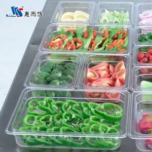 Kitchen Equipment Tool Food Storage Containers with Cover Plastic Food Pans - Image 6