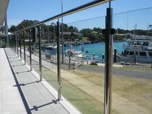 Frameless Glass Fence Design Balcony Railing Glass Fence Trademark Rocky HS Code 70072900 Color Customized Flatness High Class - Image 5