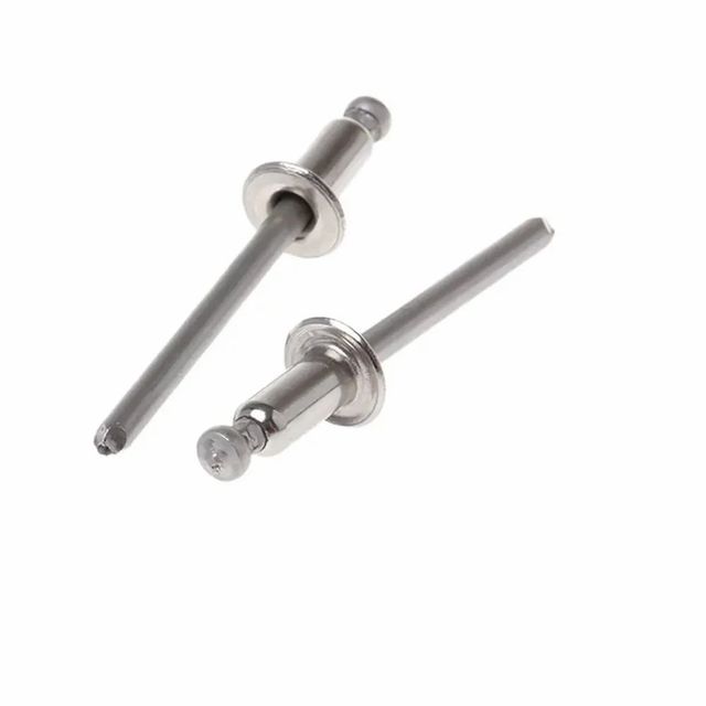 Polished Stainless Steel Caparo SS Pop Rivets Brand Caparo Finish Polished Grip Range 0.5 mm Packaging Type Box Rivet Diameter 1/4 - Image 1