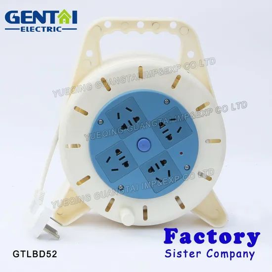 Multi Socket Power Cable Reel Empty Iron Stand - Image 3