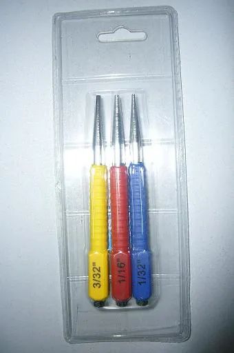 3pcs Color Nail Punches (LS-D007) Model NO. LS-D007 Payment Terms: - Image 1