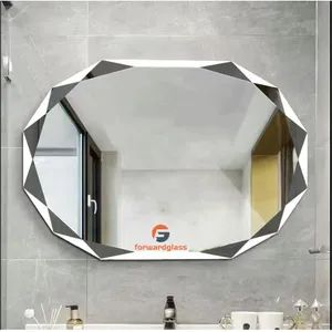 LED Mirror 400K White Lighted Waterproof Fogless 5mm Silver Copper Free 1Y CE RoHS IP44 - Image 2