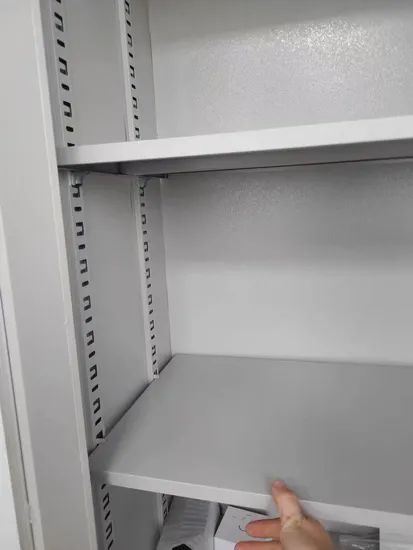 Simple Glass Locker File Cabinet Metal Fireproof Filing Cabinets for Office - Image 3