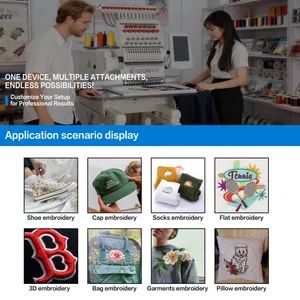 Cheap Commercial Digitizing Sewing Computerized Quilting Embroidery Machine - Image 5