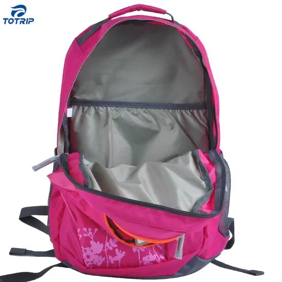 Big Capacity Functional Daily Convenient Pink Laptop Backpack - Image 5