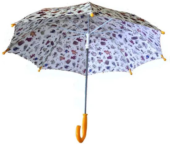 Durable Kids Outdoor Safe Open Umbrella with Cartoon Characters for Sun Protection - Image 3