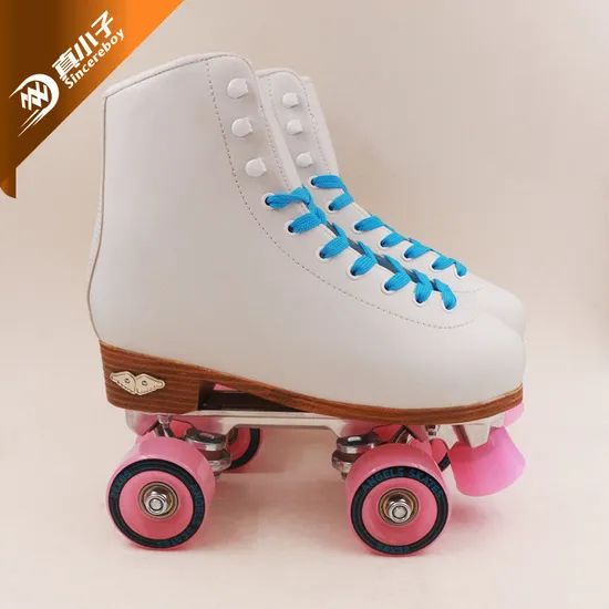Wholesale PVC Upper True Leather Lining Quad Roller Skates - Image 3
