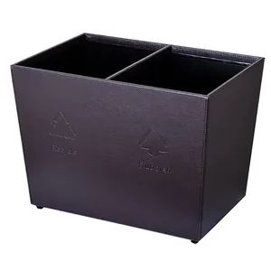 Hotel Waste Sorting Dustbin with Fire Resistant Metal Inner Liner - Image 6