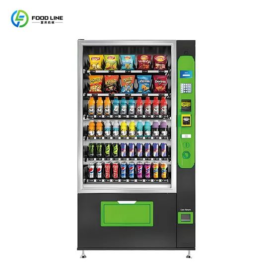 Combo Vending Machine for Foods and Drinks with Touch Screen Card Reader Coin Cash Payment - Image 6