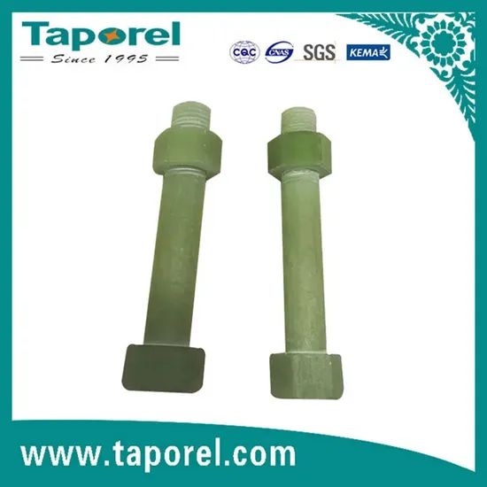 FRP Fiberglass Plastic Threaded Rod Screw Bolt and Nut Custom Factory - Image 3