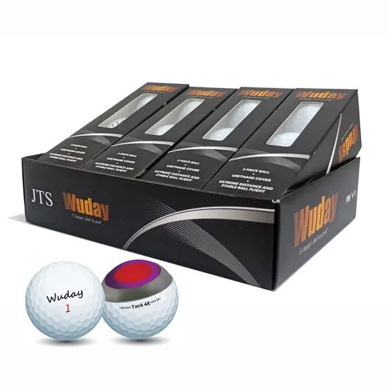 Customized Logo 3 PC Golf Urethane Balls Dimple 332 Color White Packing Color Box HS Code 9506320000 Diameter - Image 5