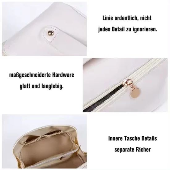 Custom Large Capacity Travel Storage PU Makeup Wash Cosmetics Bag - Image 5