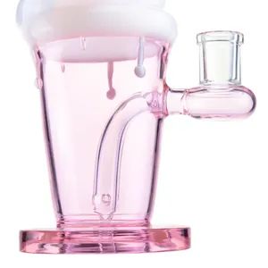 Ice Cream Theme Glass Smoking Water Pipe Oil DAB Rig Dia 12cm Joint 14mm Height 30cm Shape Round Trademark No Thickness 5mm - Image 5