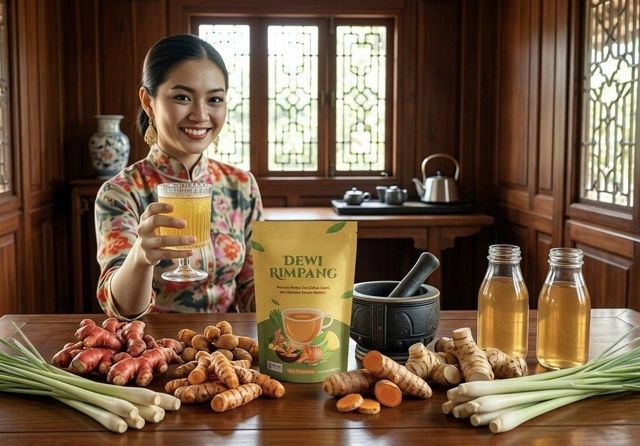Herbal Tea : Ingredient (red ginger, turmeric, lemongrass, galangal) - Image 3