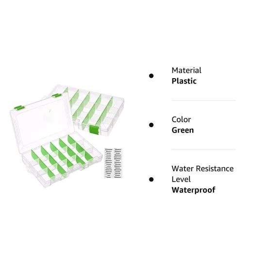 Tackle Trays Waterproof Labels and Removable Fishing Tackle Boxes Tackle - Image 5