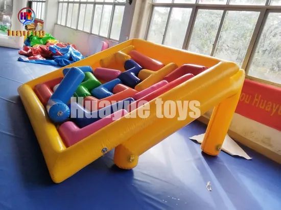 8FT Team Building Inflatable Game Inflatable Puzzle Blue Games - Image 4