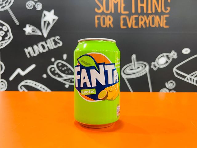 Imported Fanta Exotic 330ml Can Premium Fruit Flavoured Soft Drink Carbonated Beverage Original Taste Ideal For Party Events Shop Sale And Retail Distribution Use - Image 4