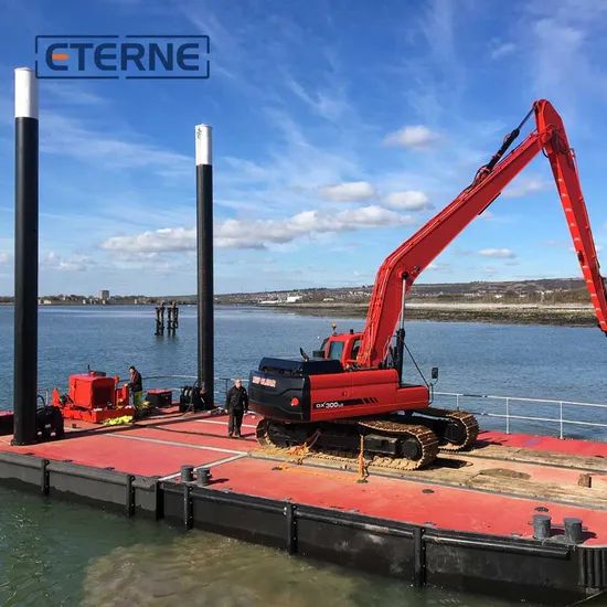 Eterne Container Size Steel Pontoons Modular Jack-up Barge Modular Pontoon Barge - Image 3