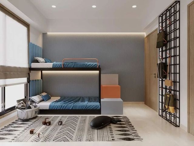 Kids Room Interiors Materials Teak, Oak, Plywood, Mdf Surface Finishes Polished, Stained, Painted Applications Residential And Commercial - Image 3