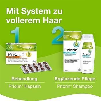 Priorin Shampoo for Weakless and Thinning Hair 200ml + Free HM - Image 4