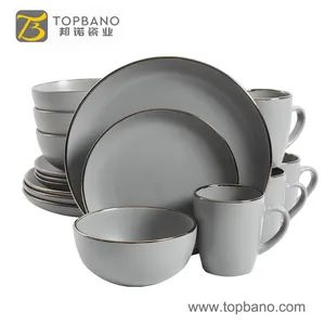 Ceramic Mug Glazed Color Tableware Fine Stoneware Dinner Set Origin China Model NO. TP0032DK HS Code 6911101000 Feature Eco-Friendly - Image 5