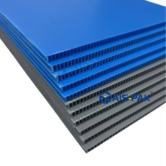 PP Corrugated Sheet Plastic Fireproof Board Fire Rating A1 Trademark AIS-PAK HS Code 3902309000 Density as Request Material PP - Image 4