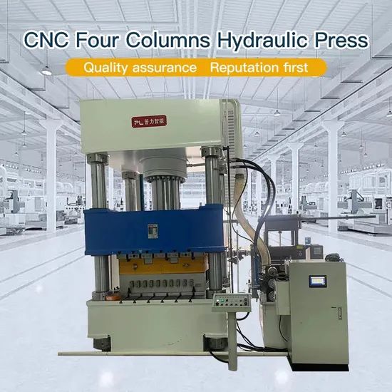 CNC Four Columns Steel Sheet Deep Drawing Hydraulic Press Condition New Control Method CNC Motor Power 5.5 Kw Model NO. Y32-315T - Image 2