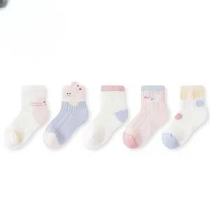 Factory Direct Wholesale Spring Summer Baby Socks-Cute Cartoon Thin Seamless Breathable Crew Infants Socks - Image 5