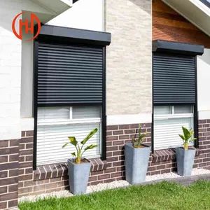 Aluminium Security Rolling Window Roll up Door Wind Proof Roller Shutter - Image 5