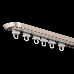 Extendable Curtain Tracks for Windows of Different Widths Origin China Model NO. WY-CT Type Flatted Track Track Number Double - Image 2
