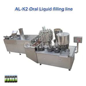Small Bottle Wine Health Products Glass Metal Cap Filling Capping Machine Production Line - Image 2