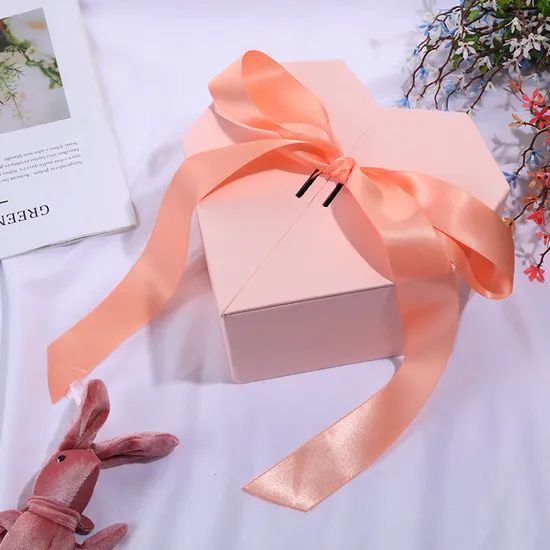 2025 New Valentine's Day Love Gift Packaging Gift Box with Bow Ribbon - Image 4