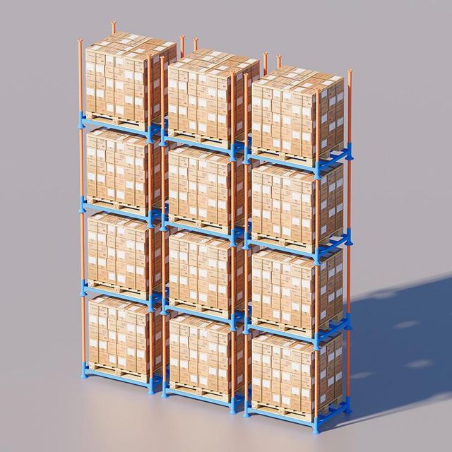 High-density storage racks for palletized goods Weight (kg) 50-100 Color Blue, Customizable, Green, Orange Load Capacity 1,000 – 1,500+ Kg Per Pallet - Image 3
