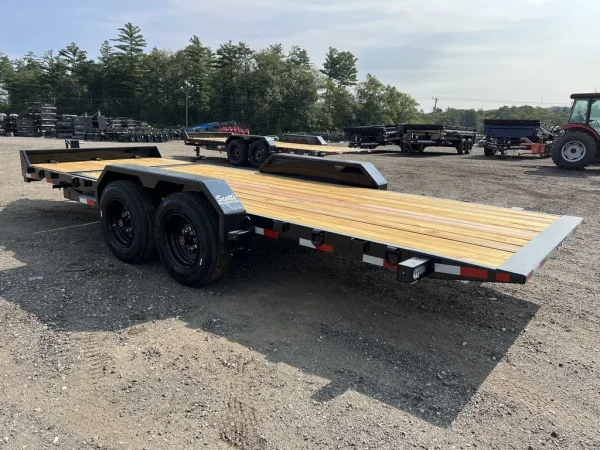 2024 Rice Trailers 7×20 16K Tilt Deck Equipment w/Spare Mount - Image 2