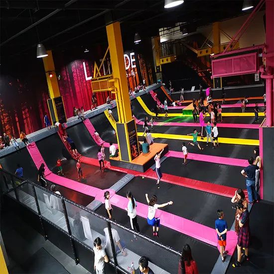 Small Children Kids Amusement Park Trampoline Indoor with Slide Equipment - Image 2