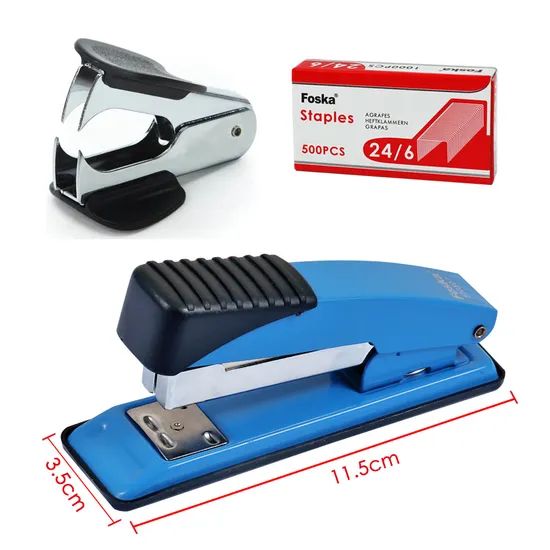Foska Hot Sale Stapler Set with Stapler Staples Staple Remover - Image 2