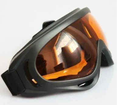 Airsoft X400 Tactical Wind Dust Protection Goggles Motorcycle Glasses Yellow - Image 4