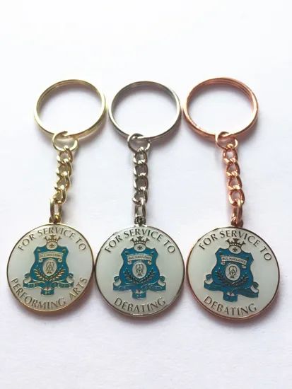Customized Zinc Die Cast Enamel Keyring Metal Craft Keychain - Image 3