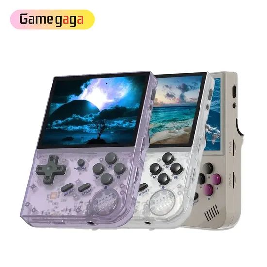 F Anbernic Rg35xx 3.5 Inch 64GB Portable Retro Video Game Player Console - Image 1