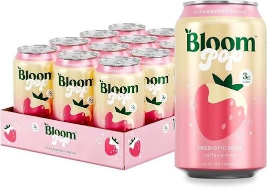BLOOM STRAWBERRY CREAM CN, 12OZ/12PK - Image 1