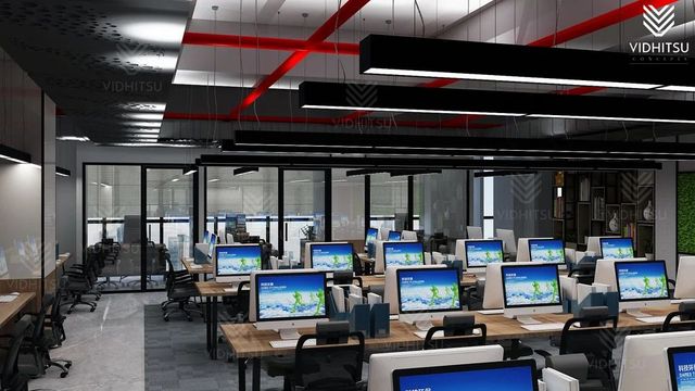 Wood Office Room Partition Height 7 Feet Material Wood Is It Portable Yes Brand Vidhitsu Concepts Partition Type Fixed - Image 3
