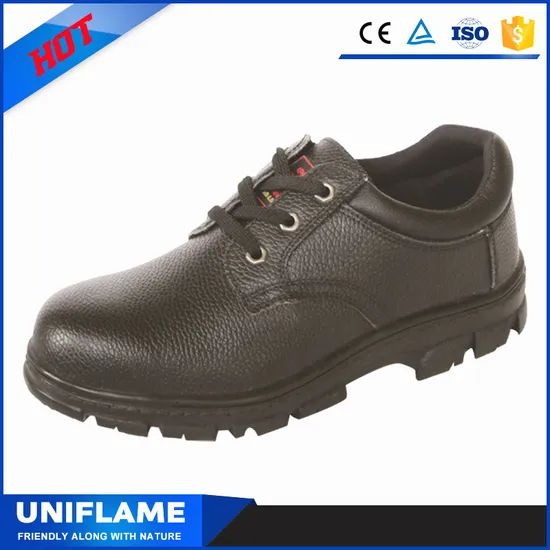 Rubber Sole Footwear Leather Safety Work Shoes Ufa046 - Image 3