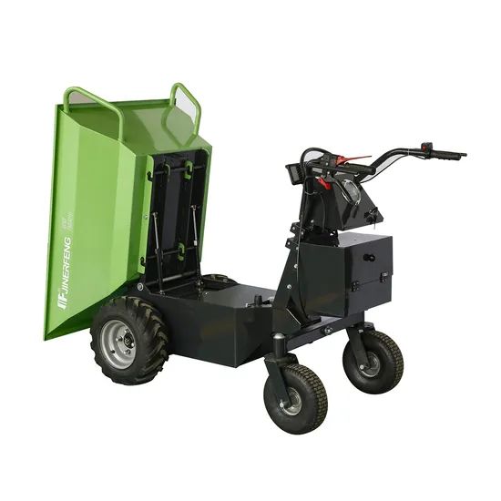 High Cost Effective Electric Wheelbarrow with Tool Box Trademark JEF Max Load 500kg Wheel Amount 4 Warranty 1 Year Style - Image 3